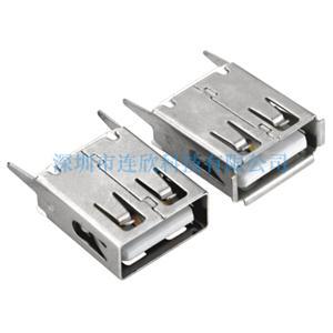 USB連接器2.0AF直插板15.0MM長(zhǎng)