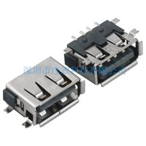 USB連接器2.0AF 90度貼板式10.6*6.8H