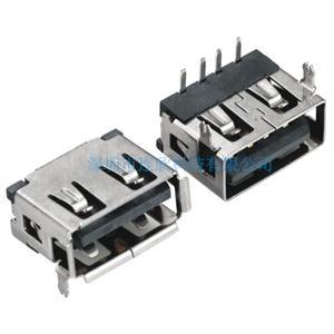 USB連接器2.0AF90度插板式10.6*6.0H