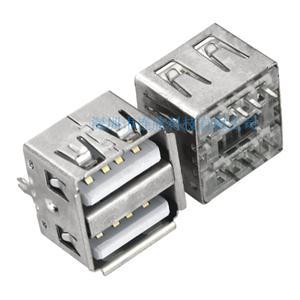 USB連接器AF2.0短體雙層直插10.5MM長