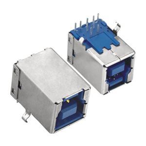 USB連接器3.0BF90度插板式